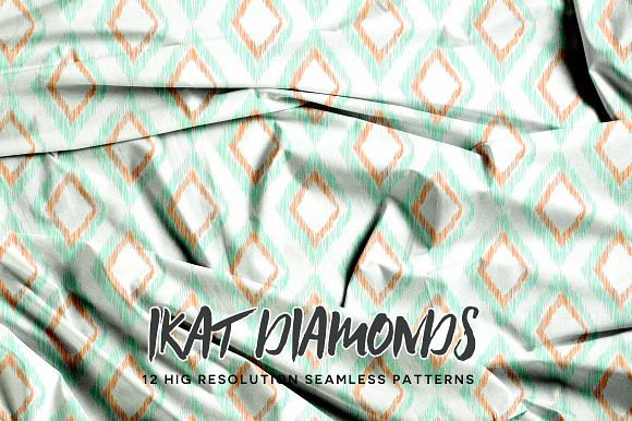 Ikat Diamonds in Patterns - product preview 4