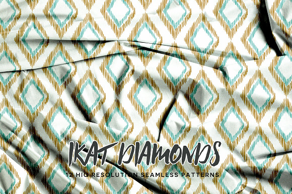 Ikat Diamonds in Patterns - product preview 5