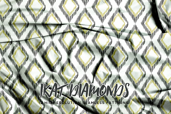 Ikat Diamonds in Patterns - product preview 7