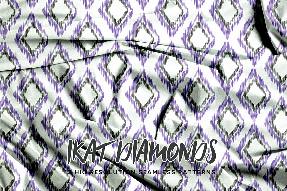 Ikat Diamonds in Patterns - product preview 8