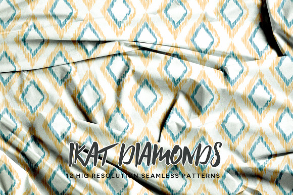 Ikat Diamonds in Patterns - product preview 9
