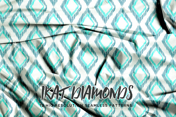 Ikat Diamonds in Patterns - product preview 10