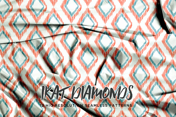 Ikat Diamonds in Patterns - product preview 11