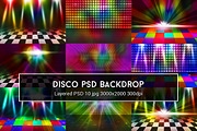 Disco PSD Backdrop