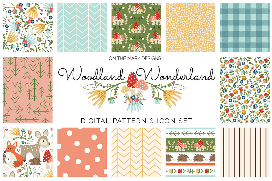 Woodland Wonderland Patterns & Icons