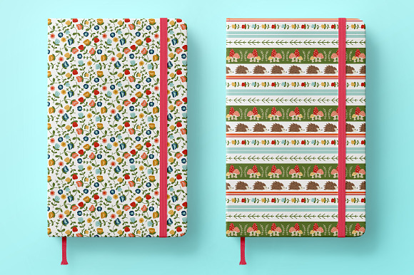 Woodland Wonderland Patterns & Icons in Illustrations - product preview 6