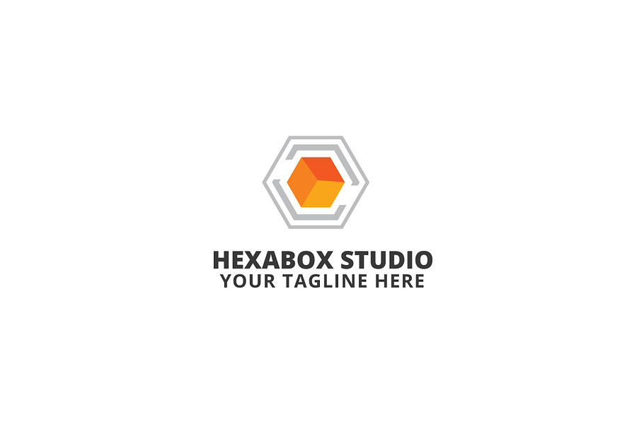 Hexabox Studio Logo Template in Logo Templates - product preview 8