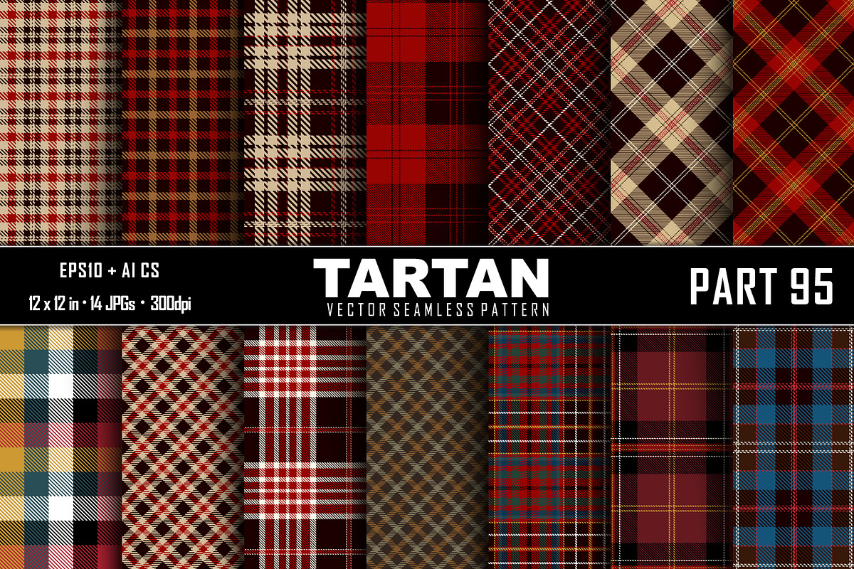 Seamless Tartan Pattern. Part–95 in Patterns - product preview 8