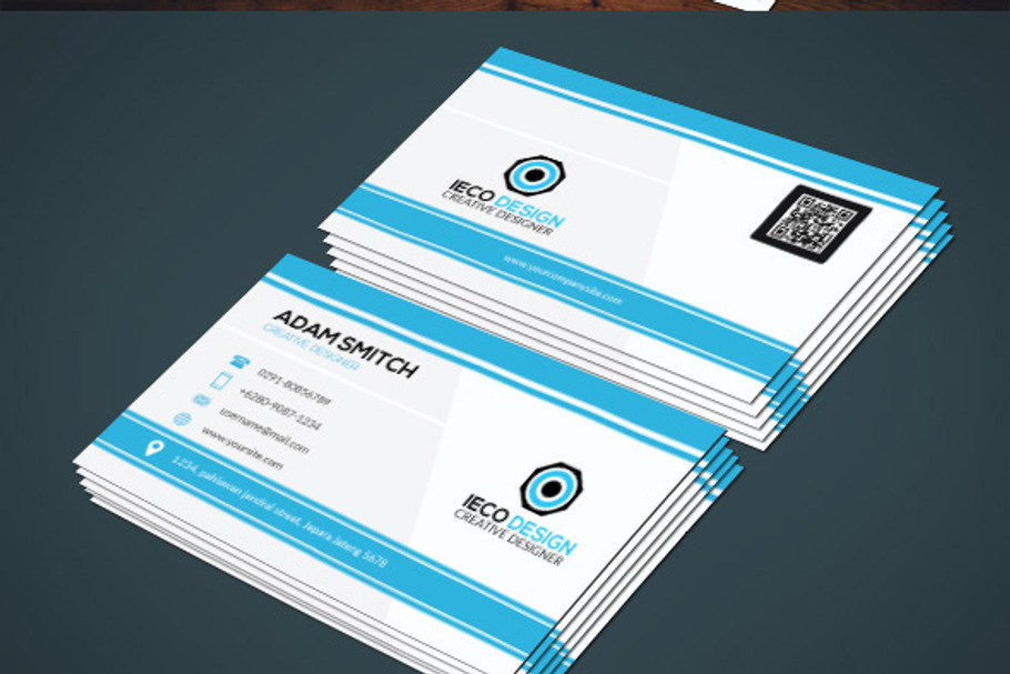 Simple Creative BC in Business Card Templates - product preview 8