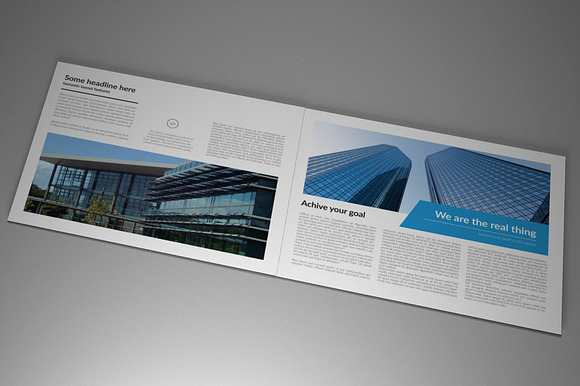 Indesign Brochure Landscape Vol 01 in Brochure Templates - product preview 4