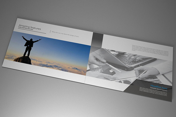 Indesign Brochure Landscape Vol 01 in Brochure Templates - product preview 7