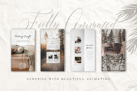 CANVA Rustic Paper Social Media Pack in Instagram Templates - product preview 2