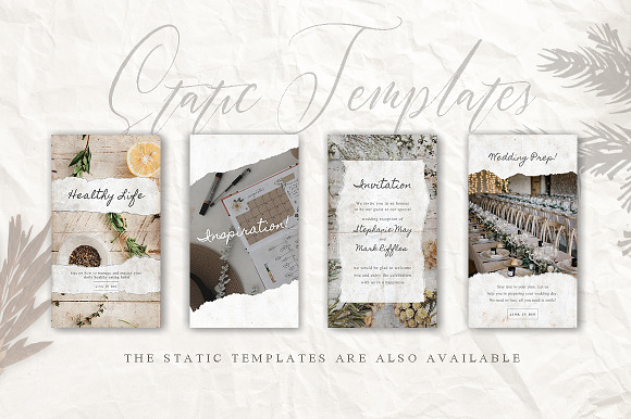 CANVA Rustic Paper Social Media Pack in Instagram Templates - product preview 5