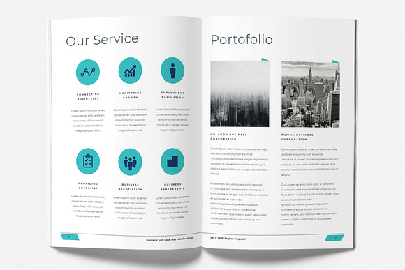 Project Proposal Bundle in Brochure Templates - product preview 6