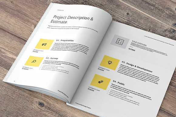 Project Proposal Bundle in Brochure Templates - product preview 16