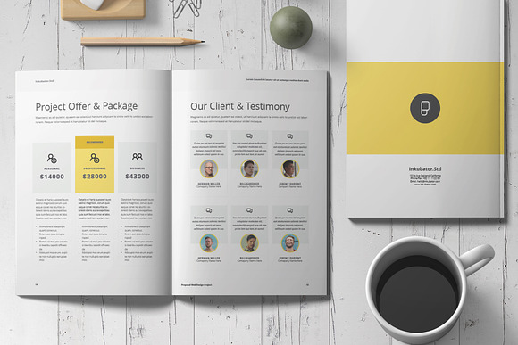 Project Proposal Bundle in Brochure Templates - product preview 19