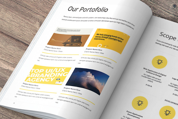 Project Proposal Bundle in Brochure Templates - product preview 20