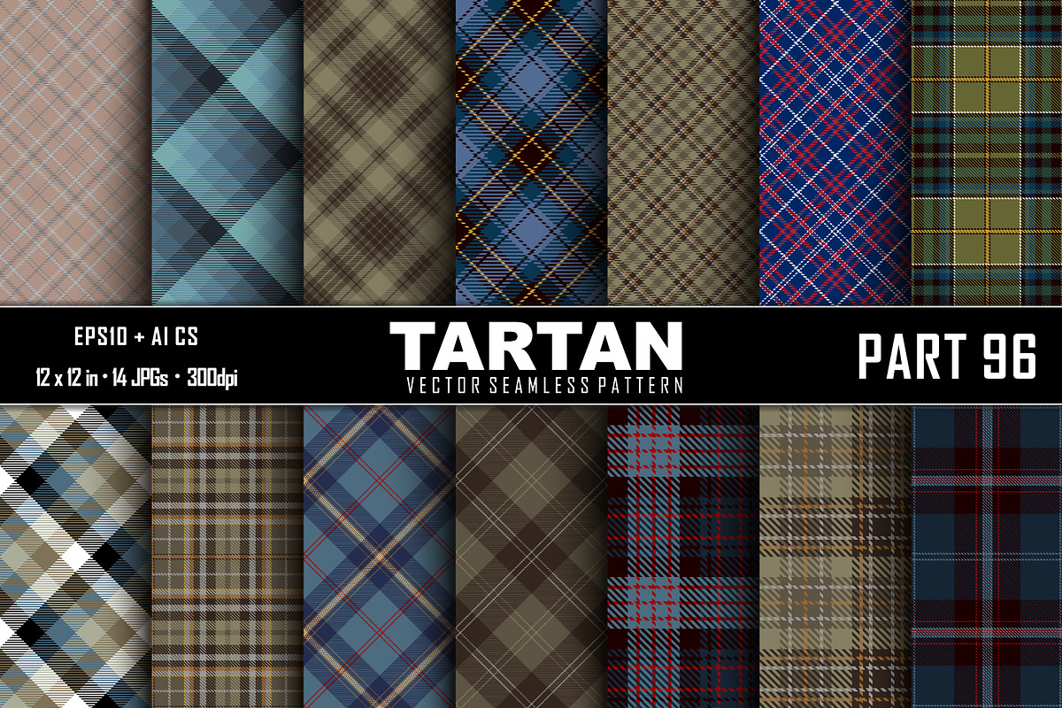 Seamless Tartan Pattern. Part–96 in Patterns - product preview 8