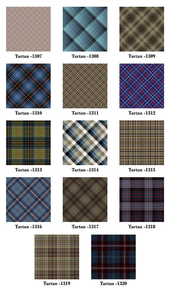 Seamless Tartan Pattern. Part–96 in Patterns - product preview 1