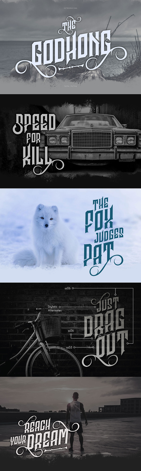 Godhong Decorative Font 30% Off in Serif Fonts - product preview 3