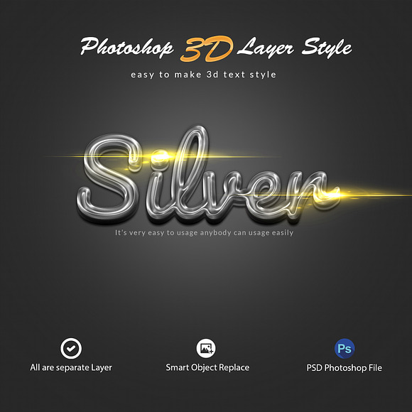 3D Bundle Photoshop Layer Style in Photoshop Layer Styles - product preview 4