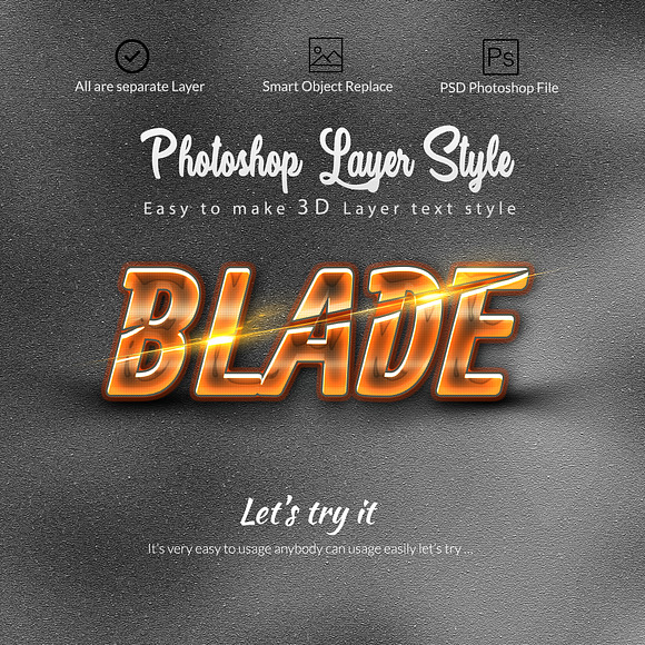 3D Bundle Photoshop Layer Style in Photoshop Layer Styles - product preview 5