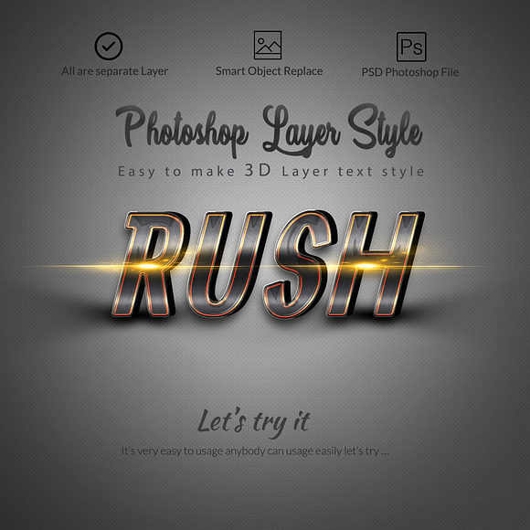 3D Bundle Photoshop Layer Style in Photoshop Layer Styles - product preview 14