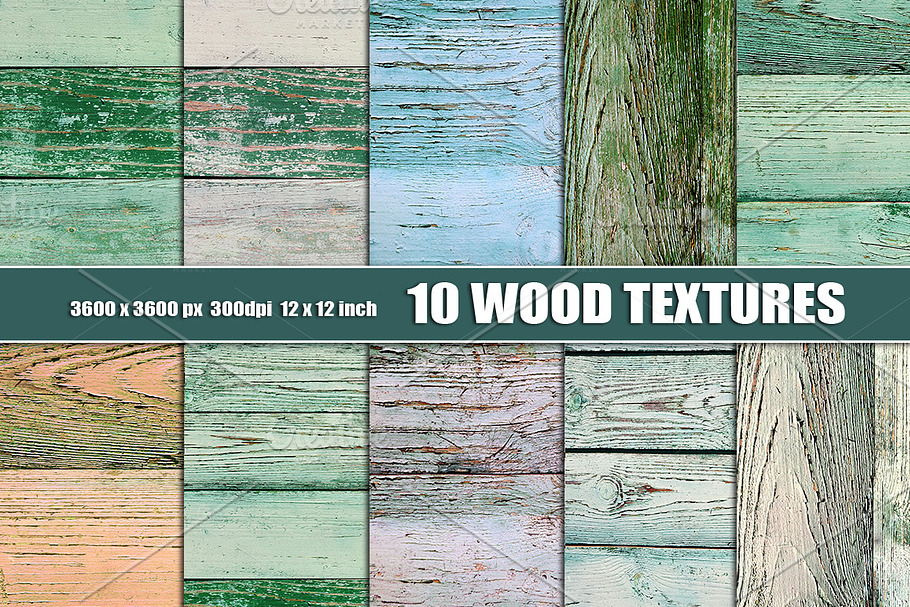 10 Painted Wood textures