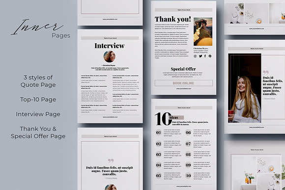 Canva eBook Template 23 pages in Magazine Templates - product preview 6
