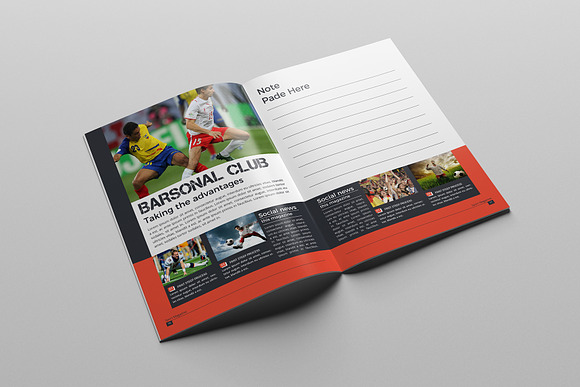 Sport Magazine in Magazine Templates - product preview 8