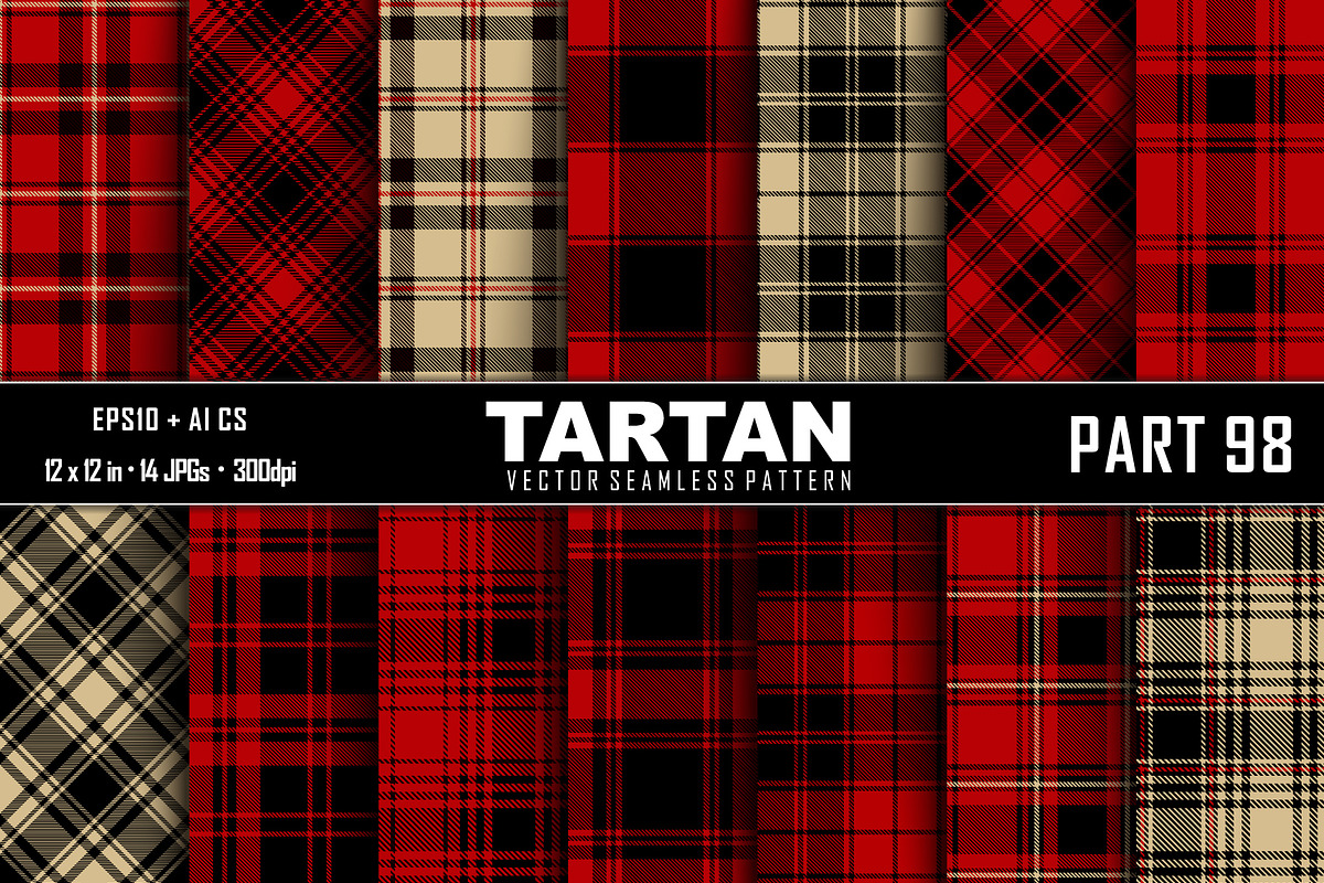 Seamless Tartan Pattern. Part–98 in Patterns - product preview 8