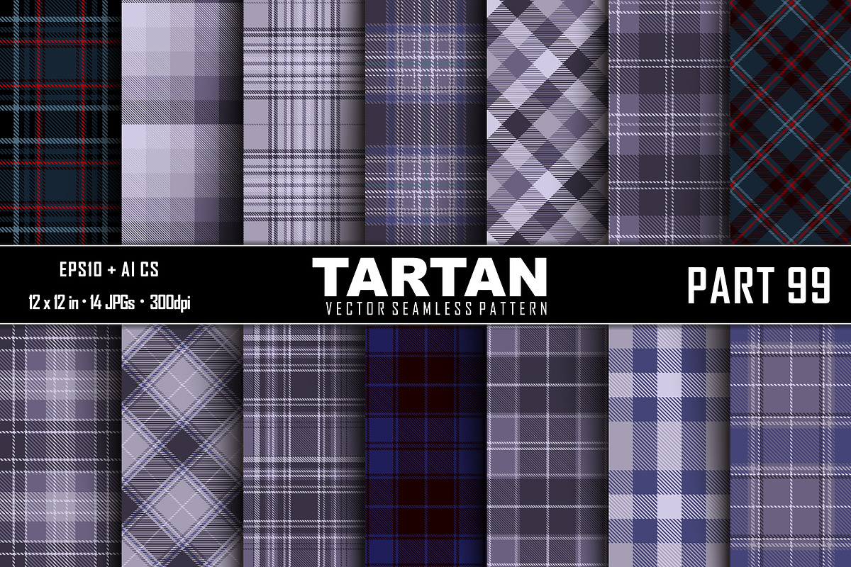 Seamless Tartan Pattern. Part–99 in Patterns - product preview 8