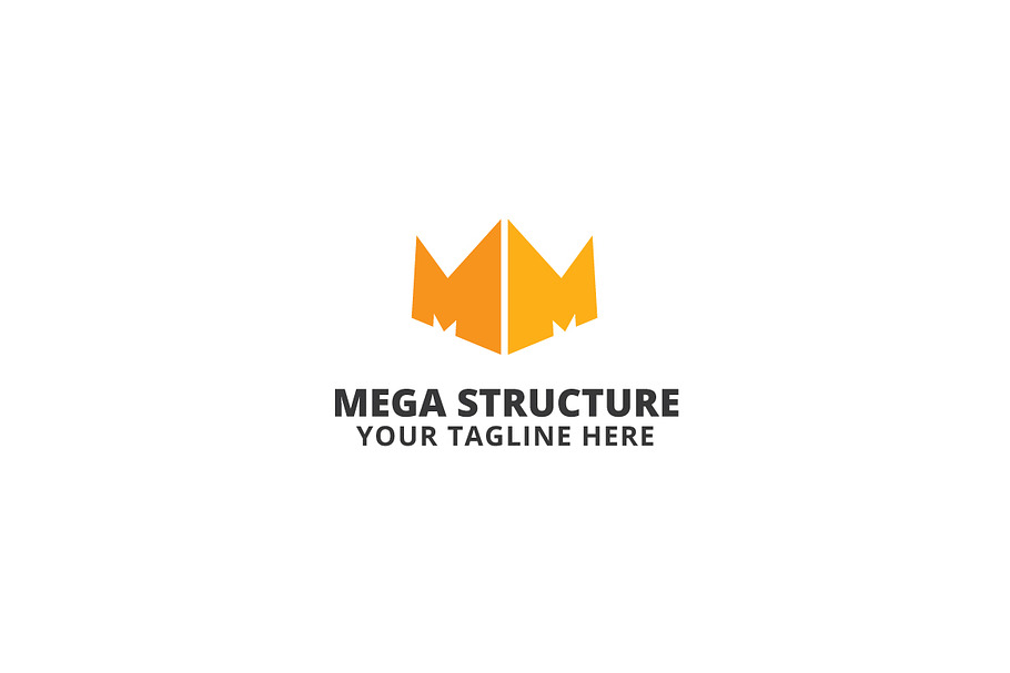 Mega Structure Logo Template in Logo Templates - product preview 8