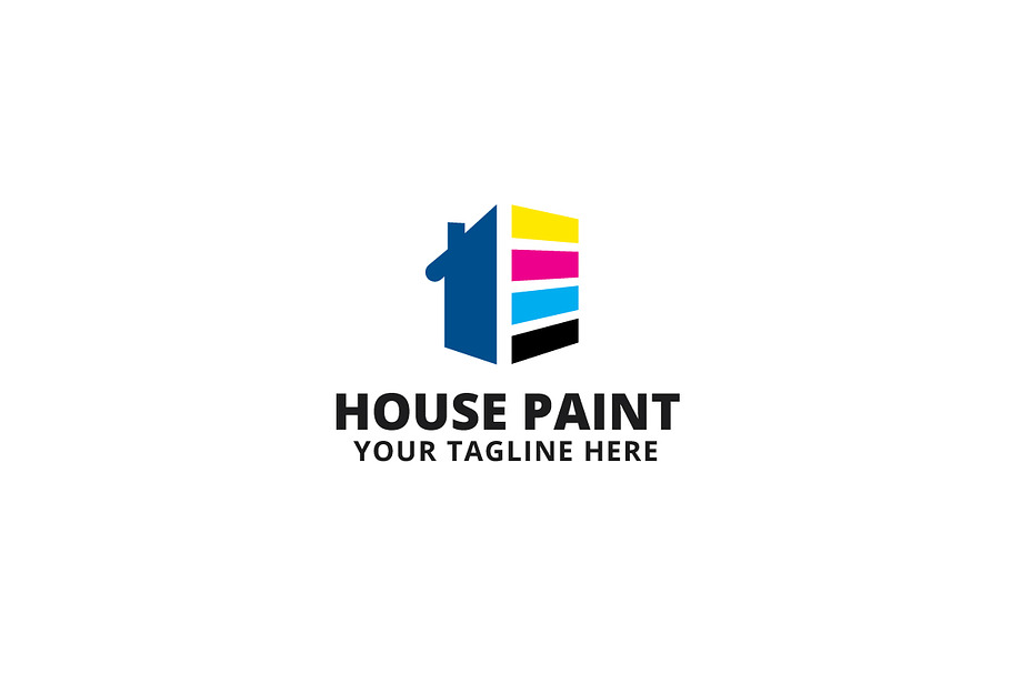 House Paint Logo Template