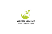 Green Mount Logo Template