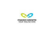 Finance Growth Logo Template