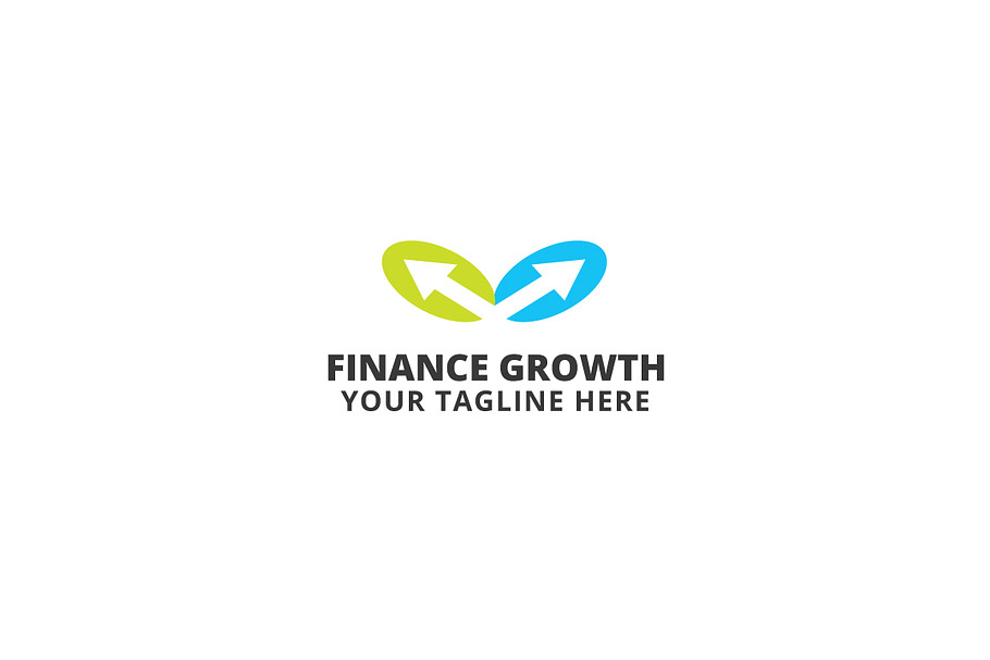 Finance Growth Logo Template in Logo Templates - product preview 8