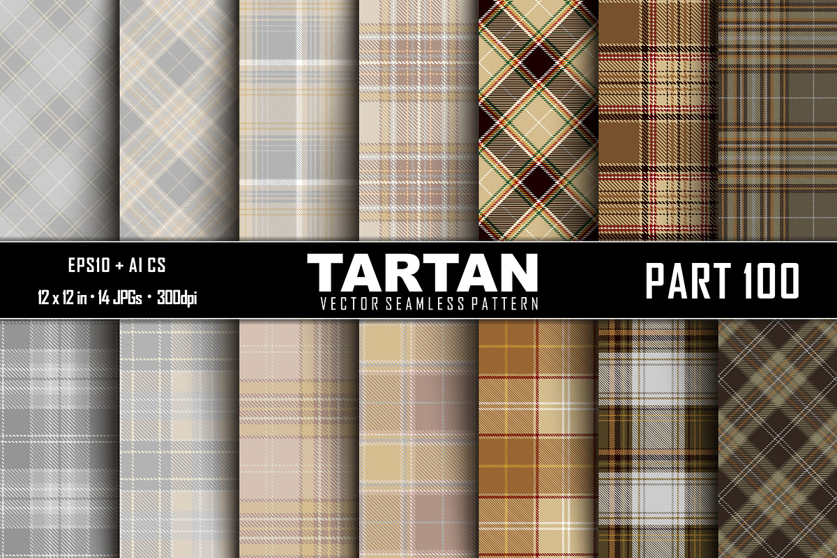 Seamless Tartan Pattern. Part–100 in Patterns - product preview 8