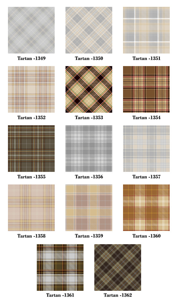 Seamless Tartan Pattern. Part–100 in Patterns - product preview 1