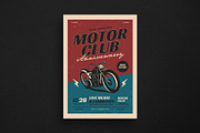 Motorclub Anniversary Event Flyer