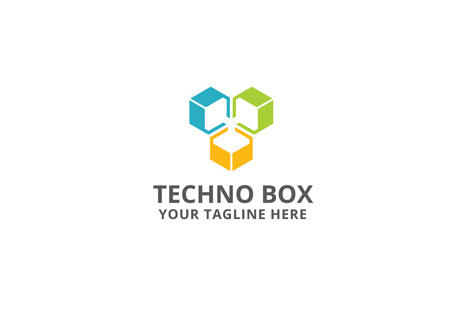 Techno Box Logo Template in Logo Templates - product preview 8