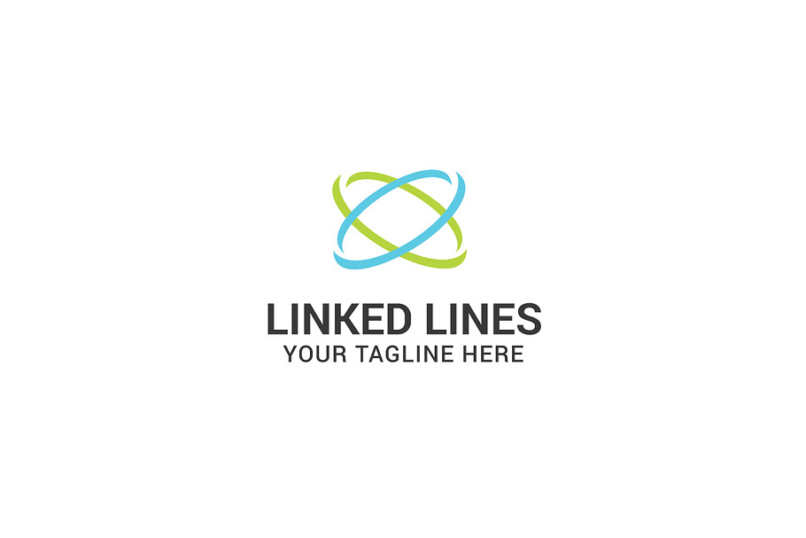 Linked Lines Logo Template in Logo Templates - product preview 8