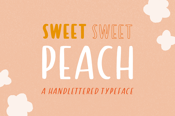 Sweet Peach - Fun Handlettered Font in Sans-Serif Fonts - product preview 6