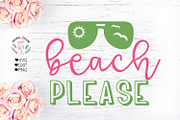 Beach Please - Summer Cut File