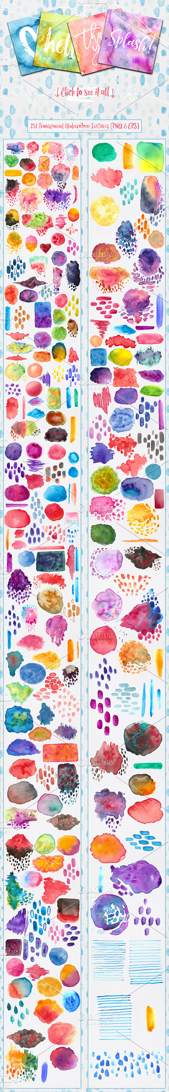 Watercolour Splash! in Textures - product preview 14