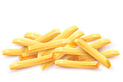 French fries. Roasted potato chips.