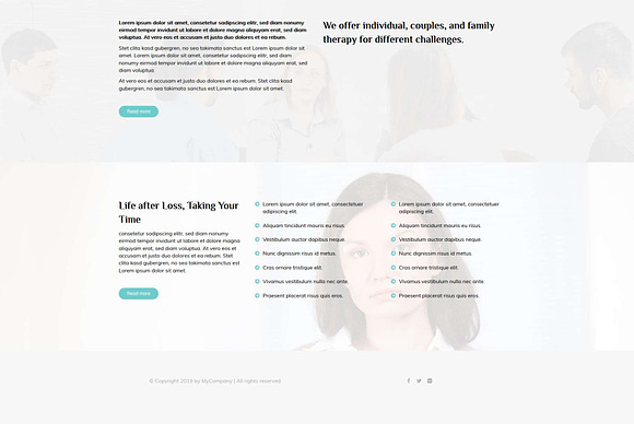 Mindmaster - Psychologist WP Theme in WordPress Business Themes - product preview 2