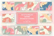 Seamless Memphis Patterns Collection