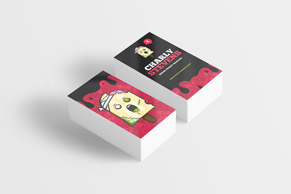 Zombie Popsicle Monster BusinessCard