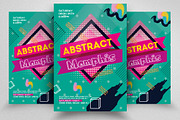 Abstract Memphis Flyer Template
